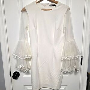 INA Graduation Dress White (Wedding/Bridal Shower) M